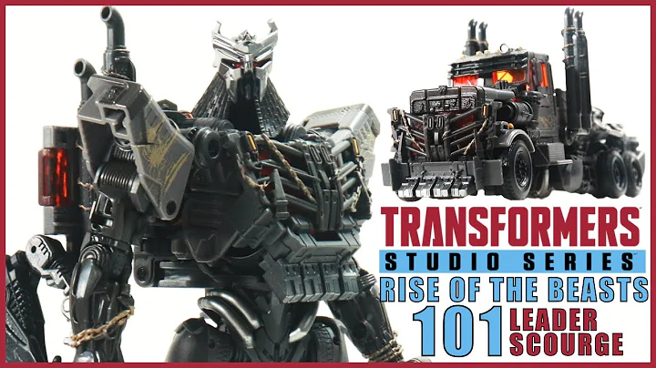 TRANSFORMERS STUDIO SERIES 101 ROTB LEADER CLASS SCOURGE  REVIEW #transformersriseofthebeasts