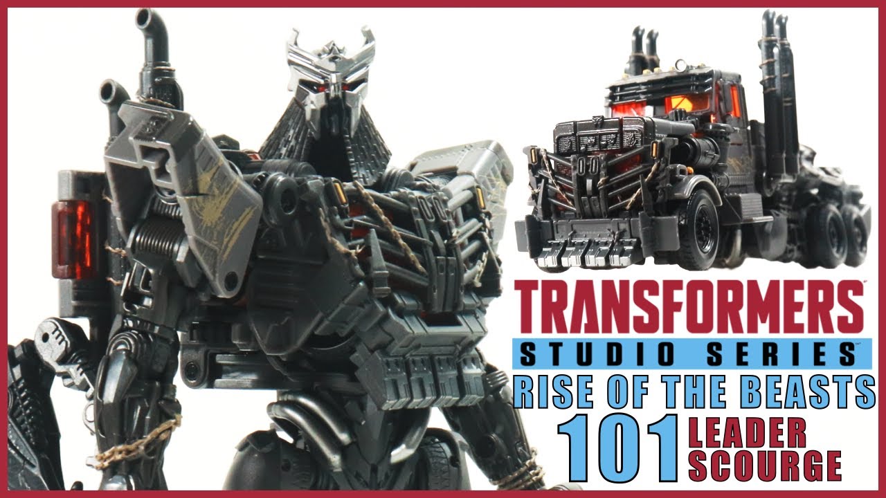 TRANSFORMERS STUDIO SERIES 101 ROTB LEADER CLASS SCOURGE REVIEW # ...