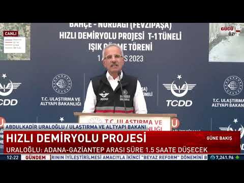 #CANLI - Ulaştırma ve Altyapı Bakanı Abdulkadir Uraloğlu konuşuyor