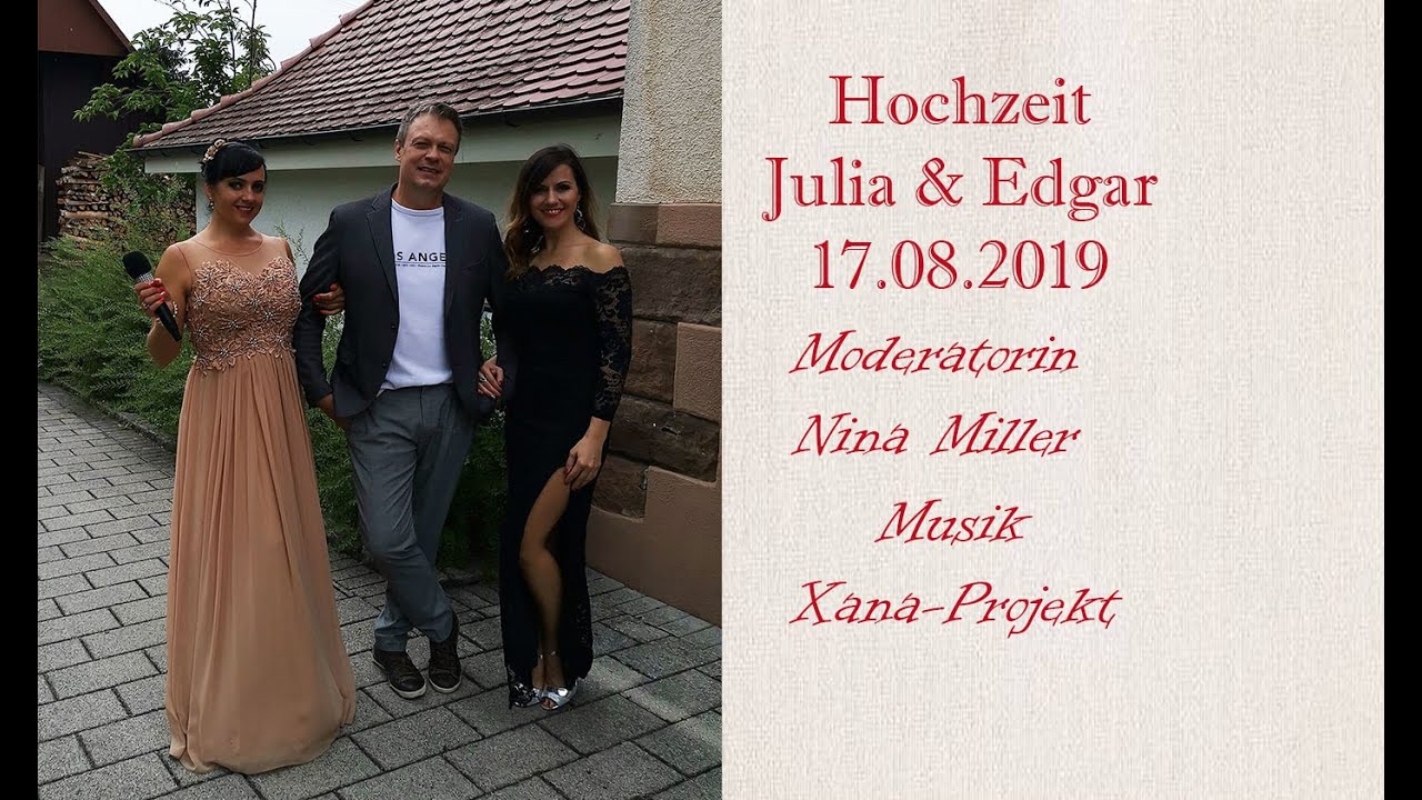 Das ist Liebe pur-Hochzeit Julia & Edgar 17.08.19 mit Moderatorin Nina Miller