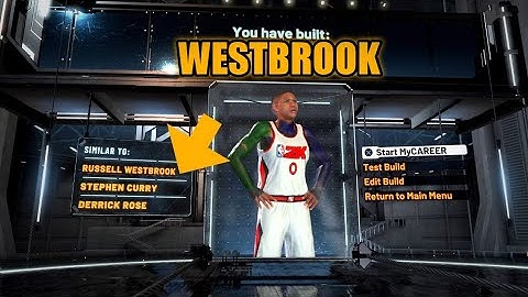 NBA 2K20 Russell Westbrook Build Tutorial | Myplayer Builder !