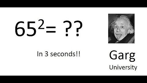 Math Trick for Squaring Numbers Ending in 5