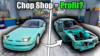 I Ran a "Chop Shop" to Make TONS of Money! | BeamNG.drive Career Mode screenshot 4