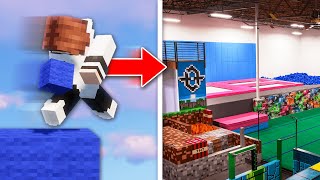 I Played Bedwars In a Trampoline Park
