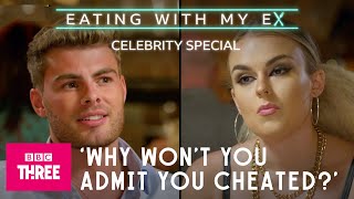 'Why won't you admit you cheated?' – Tallia Storm and Seb Morris – Eating With My Ex Celeb Specials
