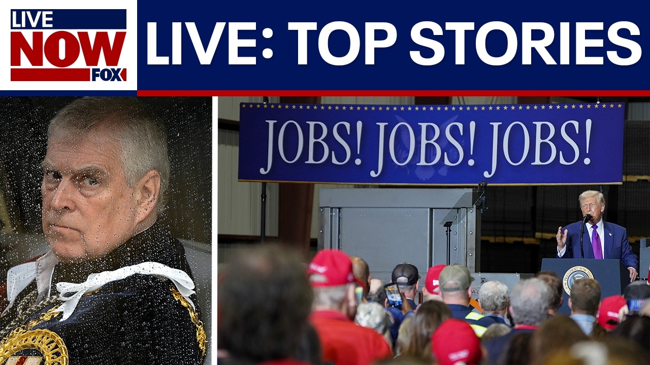 LIVE: Trump visits Georgia business (SOON), Iran military buildup, new ransom note in Guthrie search