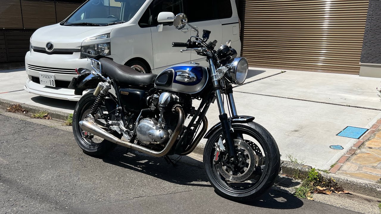 W650 | ワンオフ : カスタム カワサキ ワンオフマフラー nakazawa 