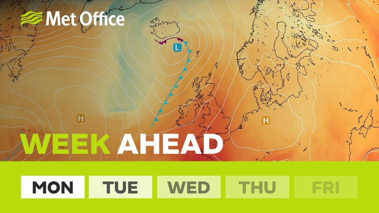 Week ahead - Hot spell on the way - YouTube