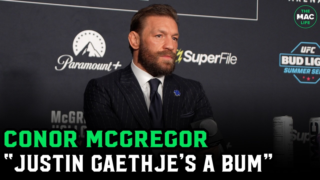 Conor McGregor to Justin Gaethje: “Less Of The Disrespect You F**king Bum”