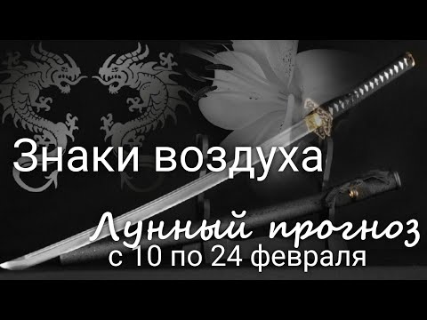 ЗНАКИ ВОЗДУХА (Близнецы, Весы , Водолей). Лунный прогноз с 10 по 24 февраля 2024 г.
