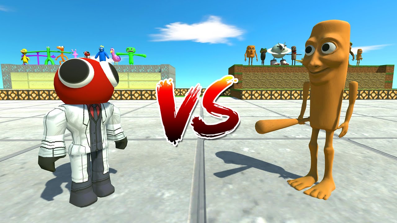 Brainrot Team VS Rainbow Friends - Animal Revolt Battle Simulator