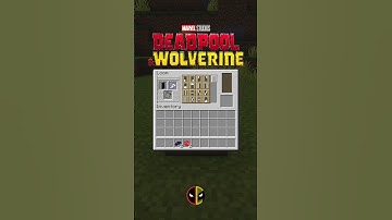 Deadpool & Wolverine Banner Pattern in Minecraft 🤯 #shorts #nsync #deadpoolandwolverine