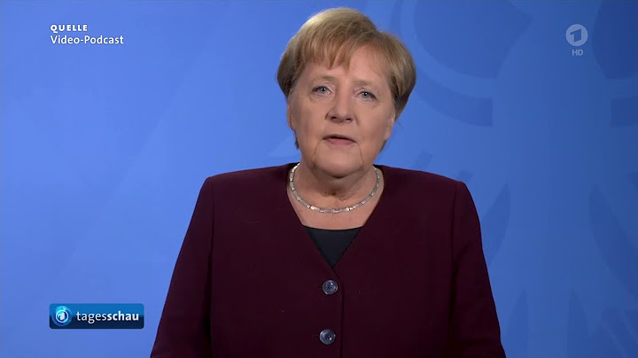 ARD: Bundeskanzlerin Angela Merkel: "Bleiben Sie zu Hause, verzichten Sie, denken Sie nicht!" 1984?