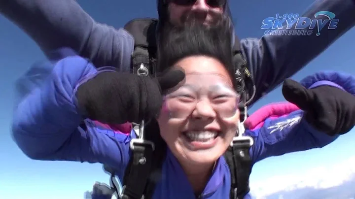 Weihua Liu's Tandem skydive!