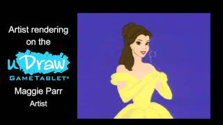 Official uDraw Disney Princess Belle Time-Lapse Video
