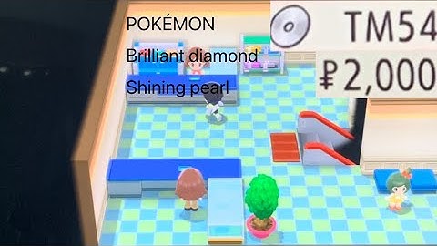 How to get Tm-54 false swipe in Pokémon brilliant diamond and shining pearl