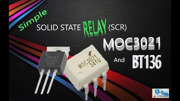 Solid State Relay (SSR) using BT136 & MOC3021