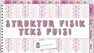 Struktur Fisik Puisi || Bahasa Indonesia Kelas X semester genap || Serambi Bu Tenri