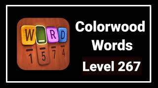 Colorwood Words Level 267 Answers Walkthrough