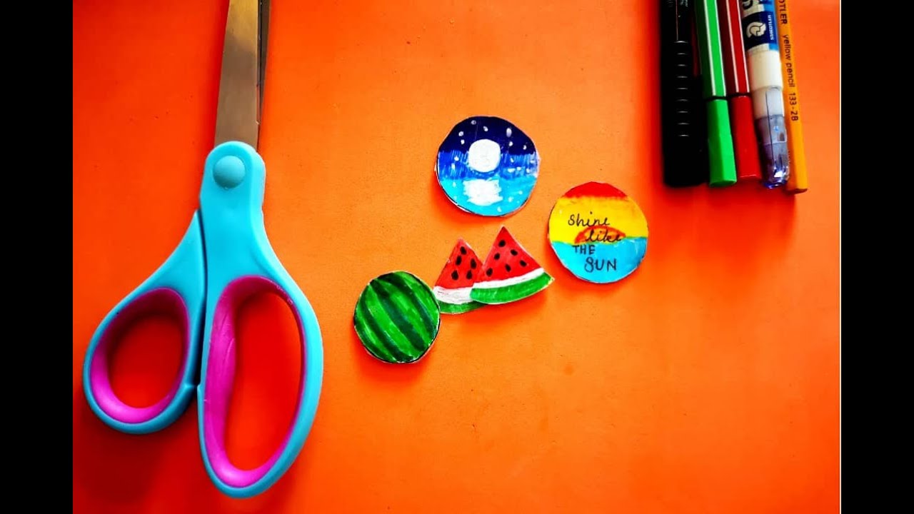 Easy 3 Minute Stickers _ CRAFT MAGIC - YouTube