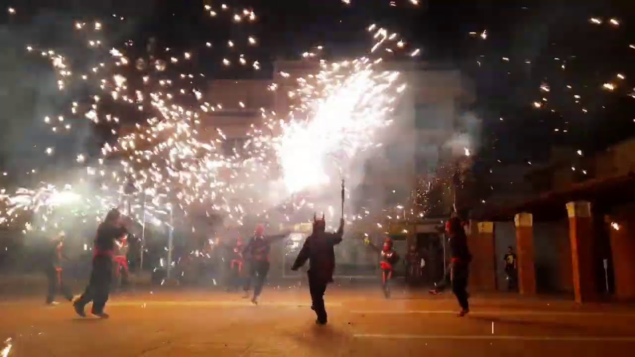 Enceses de lluïment i tronada final Santa Teresa Vendrell 2020