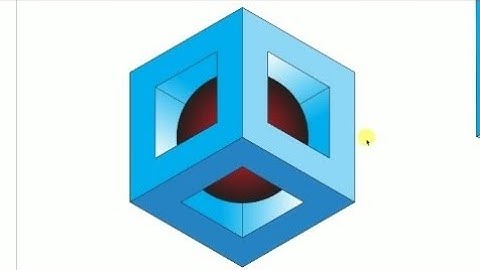 How to create 3d cube in corel draw