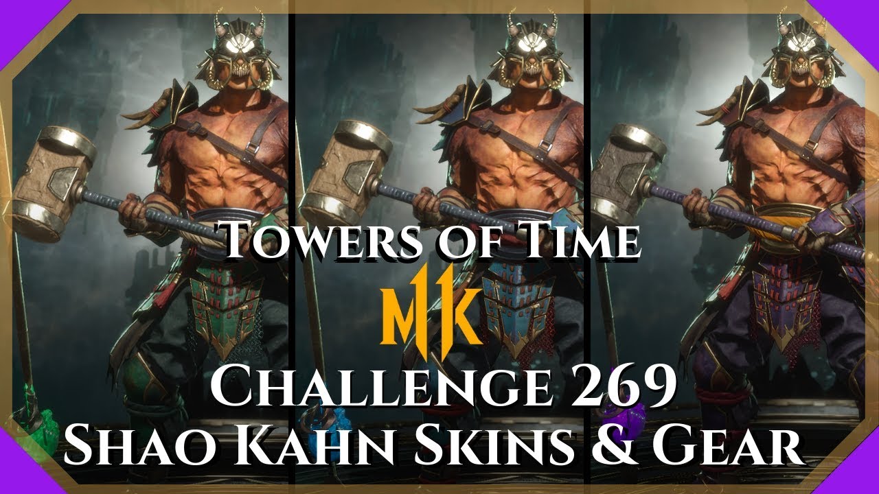 The tower with Shao Kahn's MK9 helmet is up on Xbox One now! :  r/MortalKombat