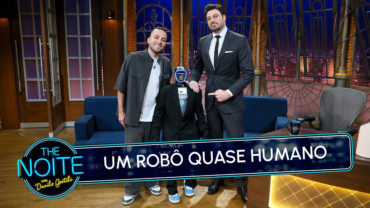 Entrevista com Lucas Rangel e seu robô humanoide | The Noite (09/02/26)