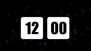 12 Minute Countdown Timer (with Alarm)
