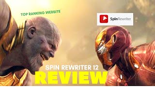 Spin Rewriter review | spin rewriter 12 review | Earn within dinner Tonight!