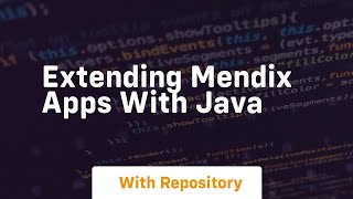 Extending mendix apps with java