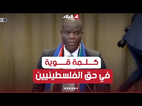وزير العدل في جنوب إفريقيا تدم ير حياة الفلسطينيين لم يبدأ في 7 أكتوبر بل منذ 76 عاما