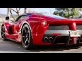 The Ferrari  LaFerrari Starts and Hard Acceleration