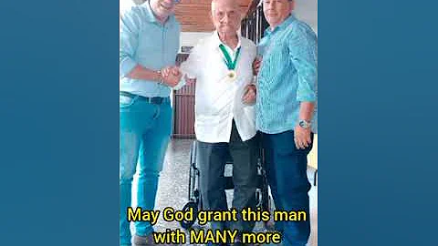 Congratulations to Eusebio Quintero Lopez! 112 yea...