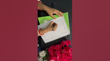 Title page border design#shorts #projectfiledecoration #border_design assignment front page border