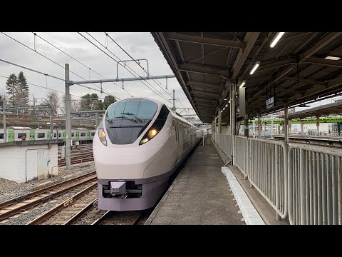 上野駅に特急ひたち14号品川行き入線