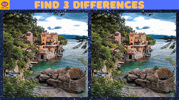 【Find the Difference】Brain Game Puzzle "Portofino" 58