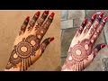 New stylish mehendi design for back hand  how to make stylish mehendi  bridal malika mehendi