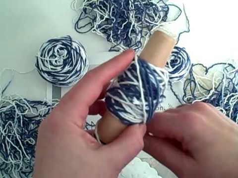 How To Wind A Yarn Ball By Hand Without Any Tools! 