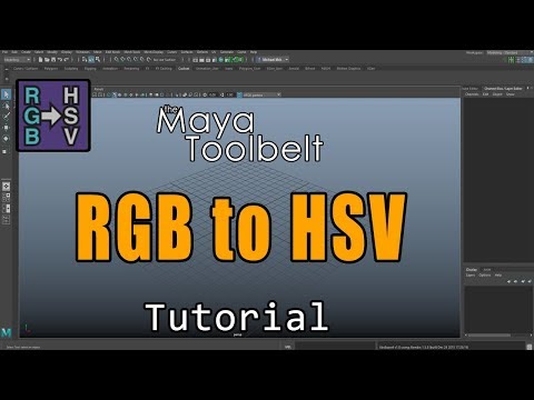 The Maya Toolbelt - RGB to HSV Utility