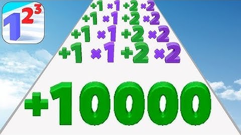 NUMBER RUN shooting infinity 🆚 Number master run & merge 2048 Gameplay part 31