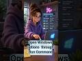 Useful Windows options by Run command