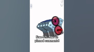 V8 compressed air engine #engineering #3dprinting #diyprojects