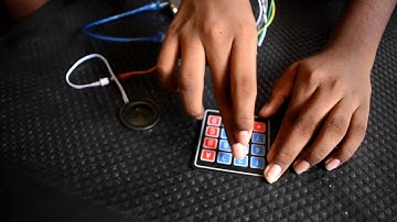 Arduino Piano 4X4 Keypad