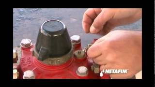 How to Change a Netafim Water Meter Register