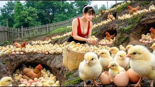 [TIMELAPSE] -- 365 Days Harvesting A Lot Of Chick, Chicken Eggs Go To Village Market Sell