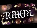 How2 Make an Ambigram with a Name|| Ambigram with Ratul