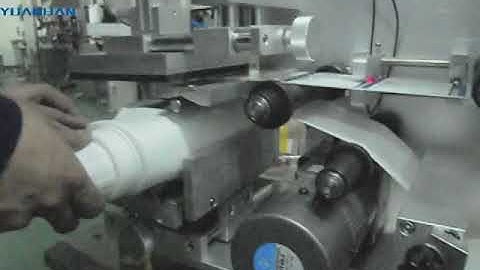 Semi automatic single side oval bottle labeling machine