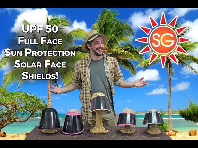 UPF 50 Rating Solar Face Shield for Full Face Protection  display picture 1