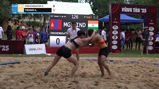 Anujin Erkhembaatar Mgl Vs. Ashvini Vishnoi Ind D Medal Womens Bw 65Kg